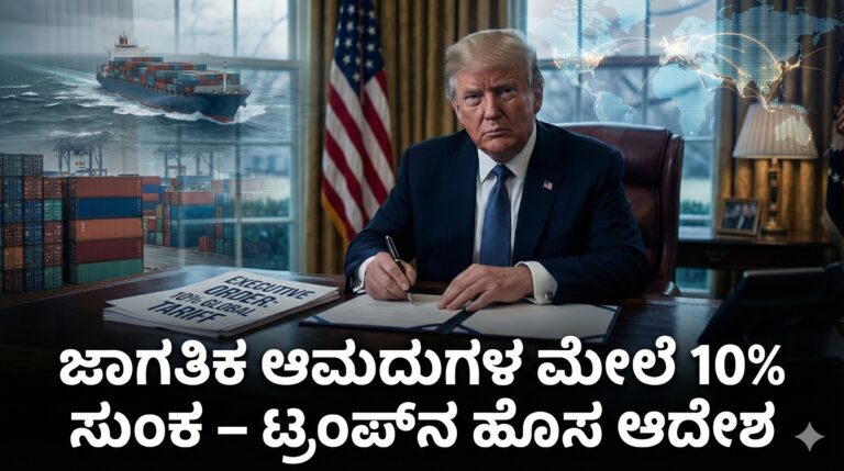 ಸುಪ್ರೀಂಕೋರ್ಟ್‌ ತೀರ್ಪಿನ ಬಳಿಕ ಟ್ರಂಪ್‌ನ ಹೊಸ ನಡೆ: ಜಾಗತಿಕ ಆಮದುಗಳ ಮೇಲೆ 10% ಸುಂಕ