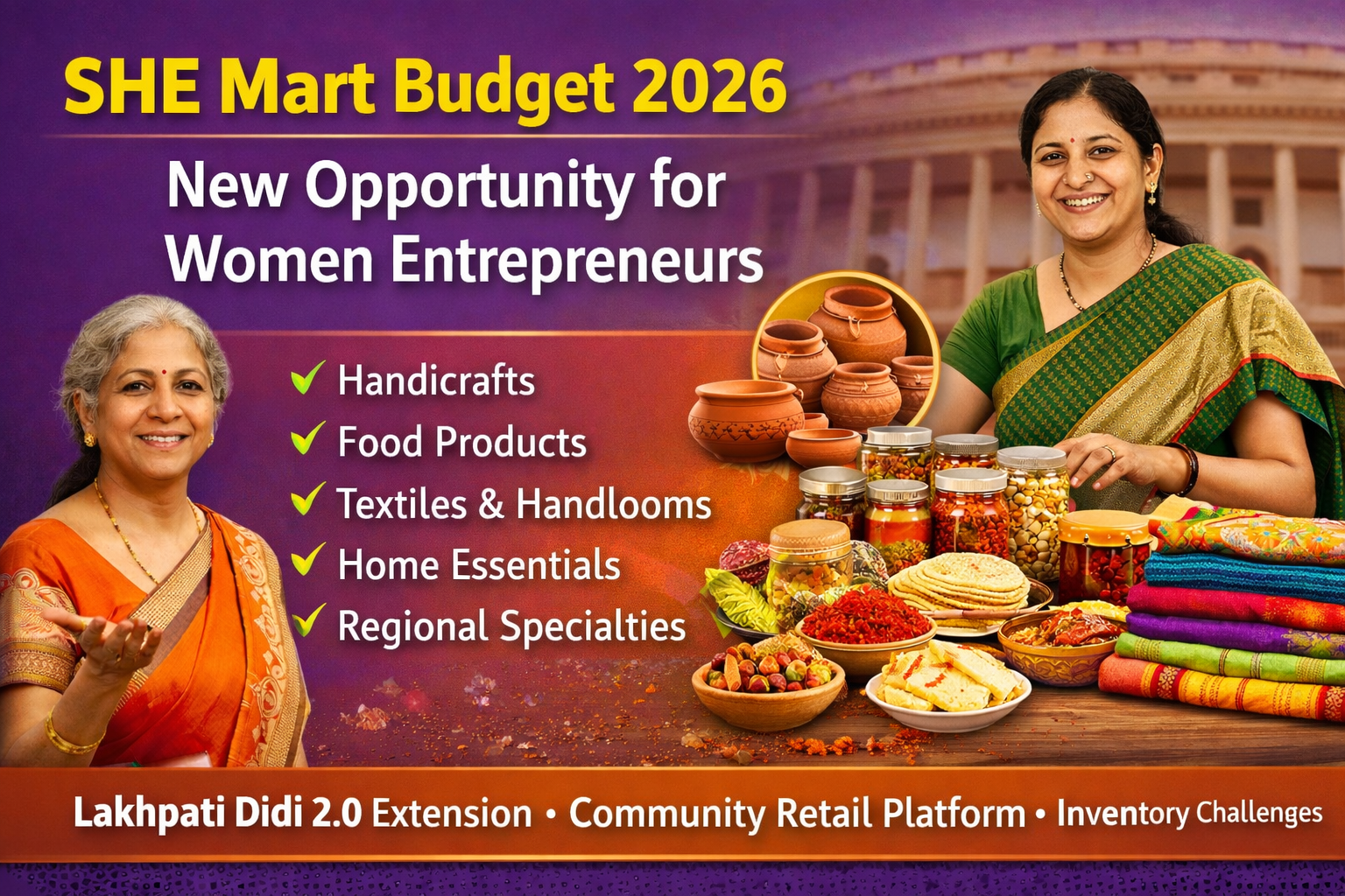 Union Budget 2026: SHE Mart ಏನು? ಮಹಿಳಾ SHGಗಳಿಗೆ ಲಾಭ
