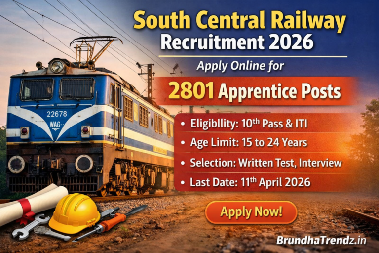 South Central Railway Recruitment 2026