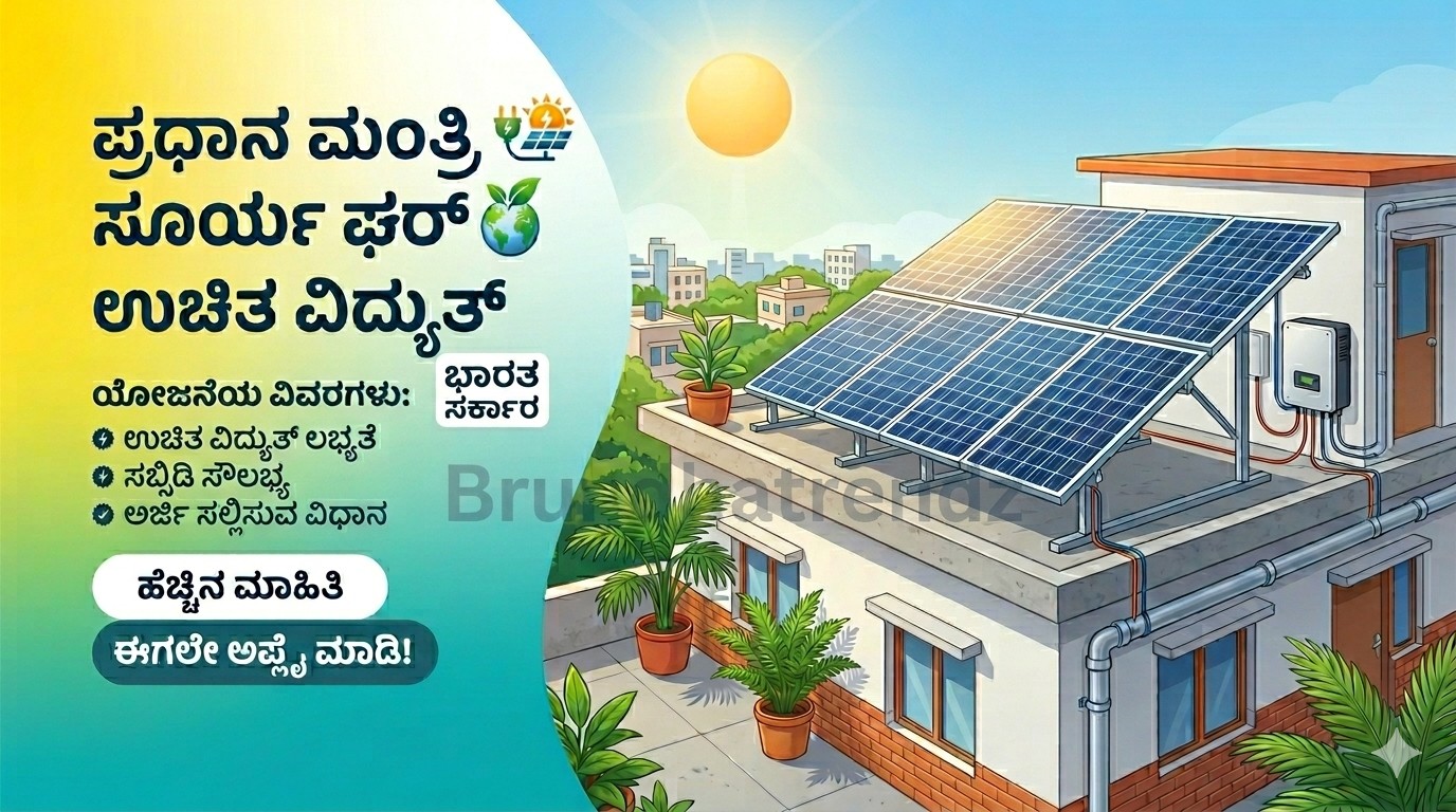 ಪ್ರಧಾನ ಮಂತ್ರಿ ಸೂರ್ಯ ಘರ್: ಉಚಿತ ವಿದ್ಯುತ್ ಯೋಜನೆ